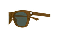 OCCHIALI DA SOLE SAINT LAURENT SL 879 (005) acetato marrone con lenti verdi