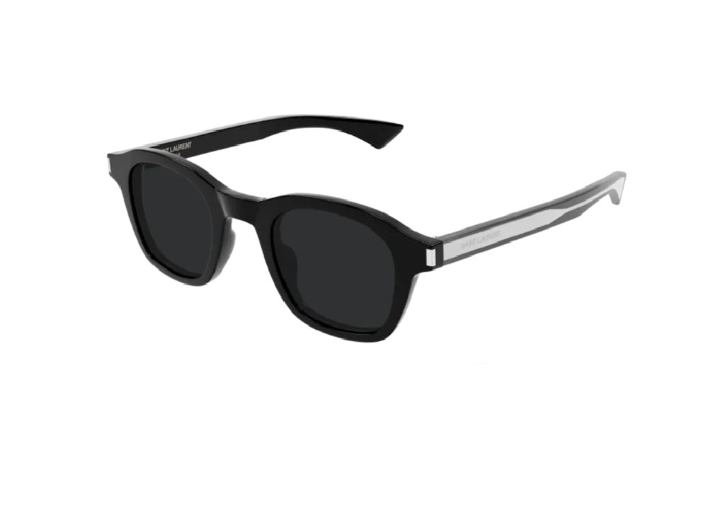 OCCHIALI DA SOLE SAINT LAURENT SL 880 (001) acetato nero con lenti nere vestibilità piccola