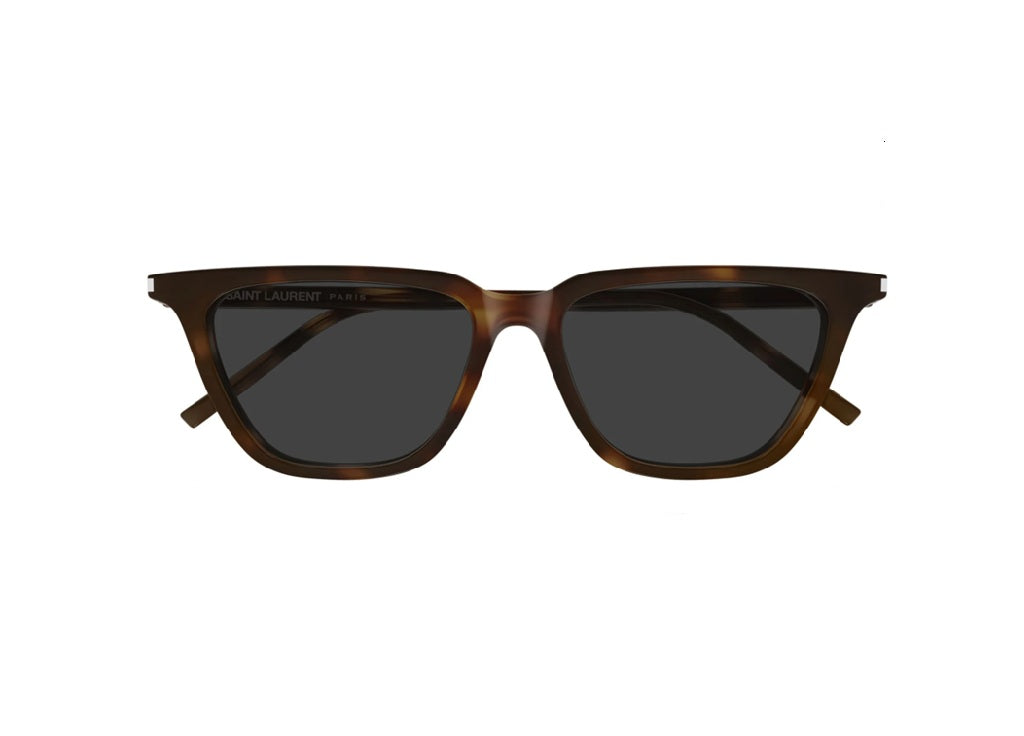 SAINT LAURENT SL 889 SULPICE THIN SUNGLASSES (003) havana acetate with grey lenses