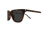 SAINT LAURENT SL 889 SULPICE THIN SUNGLASSES (003) havana acetate with grey lenses