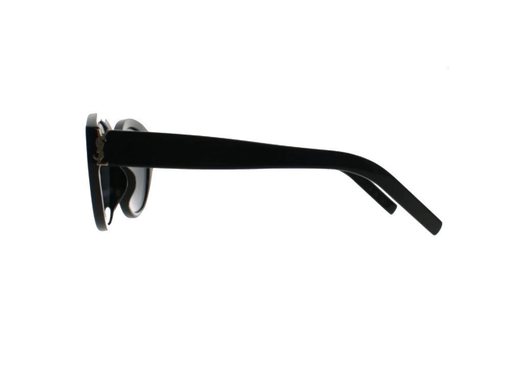 SAINT LAURENT SLM148 (001) SONNENBRILLE Schwarzes Acetat mit grauen Gläsern