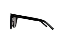 SAINT LAURENT SL 214 KATE (001) SUNGLASSES Black Grey Oversized
