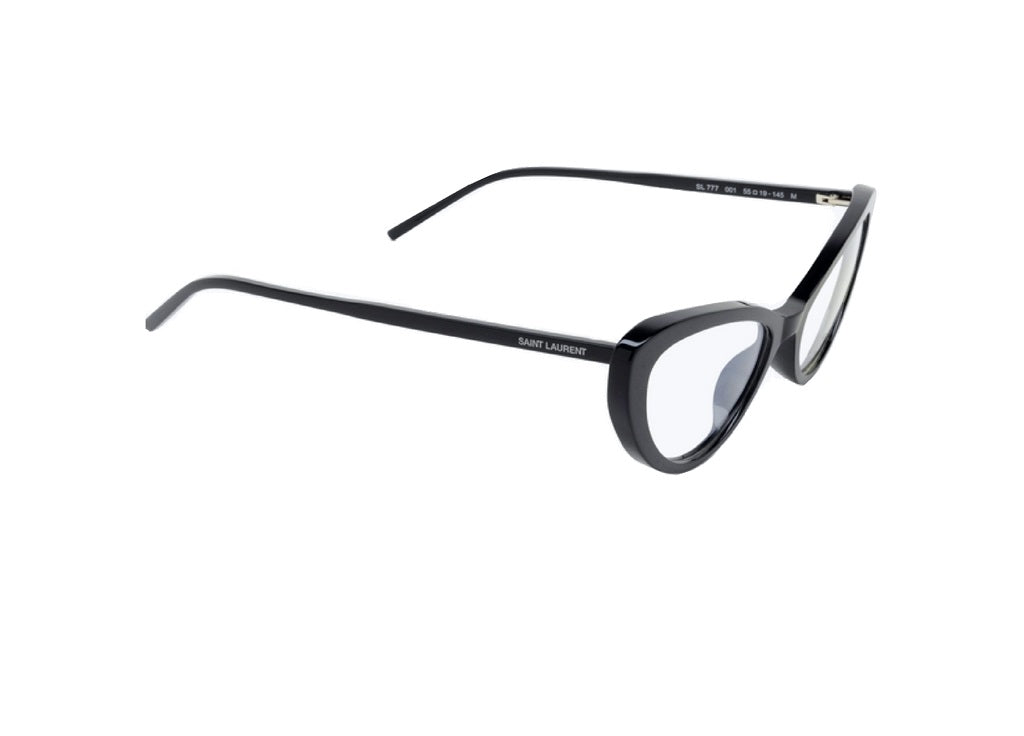 SAINT LAURENT SL 777 (001) montatura da vista unisex in acetato nero