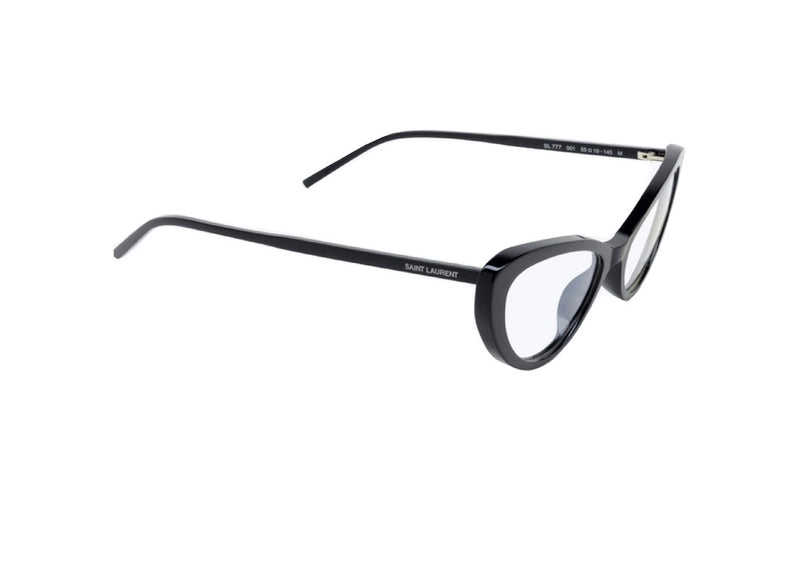 SAINT LAURENT SL 777 (001) montatura da vista unisex in acetato nero