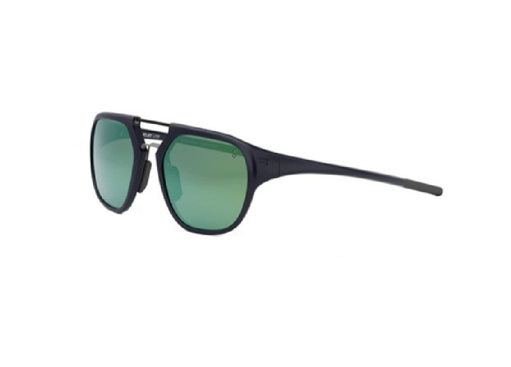 OCCHIALI DA SOLE TAG HEUER LINE TH40002U (91R) blu aviator con lenti verdi