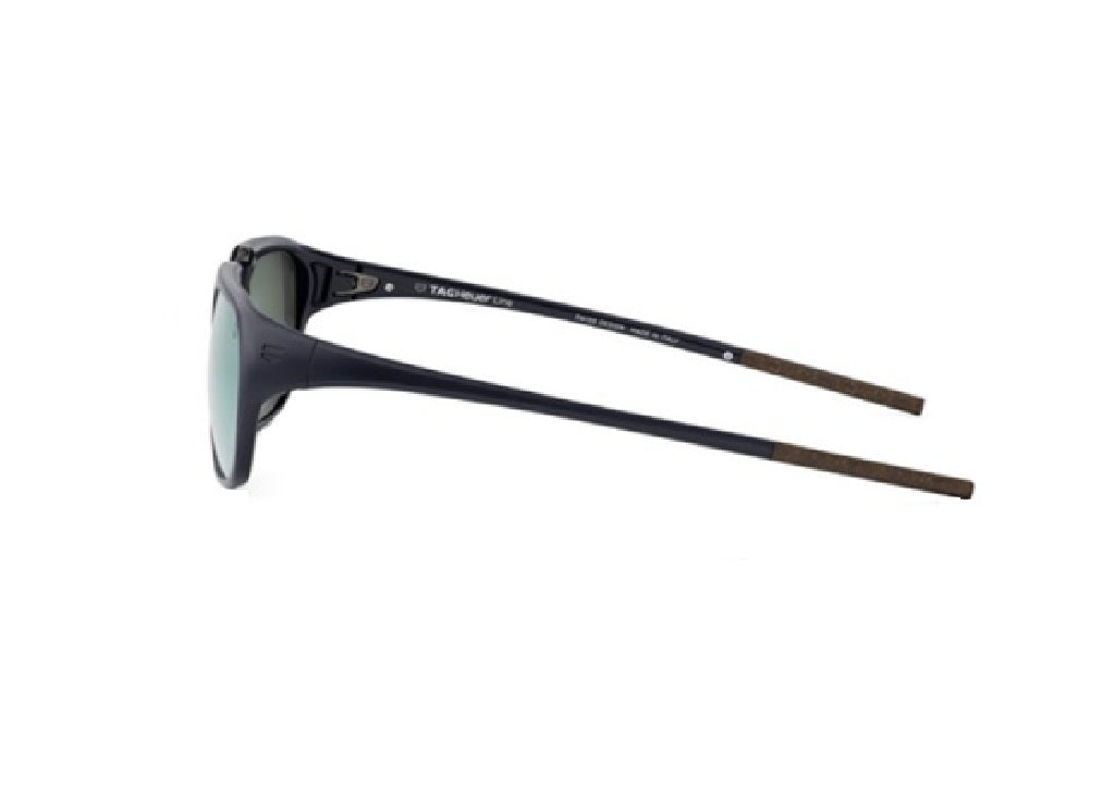 OCCHIALI DA SOLE TAG HEUER LINE TH40002U (91R) blu aviator con lenti verdi
