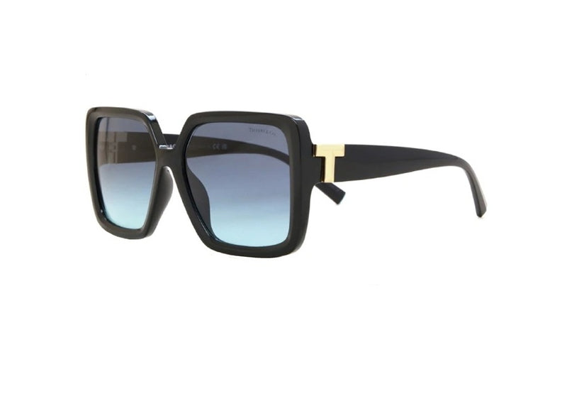 TIFFANY &amp; CO. TF4206U (80019S) SUNGLASSES black with gradient blue lenses