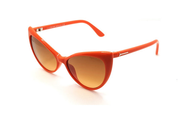 TOM FORD ANASTASIA FT0303 (42F) women's orange cat eye sunglasses