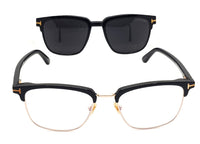 TOM FORD FT5683-B (001) Blue block clip-on optical frame