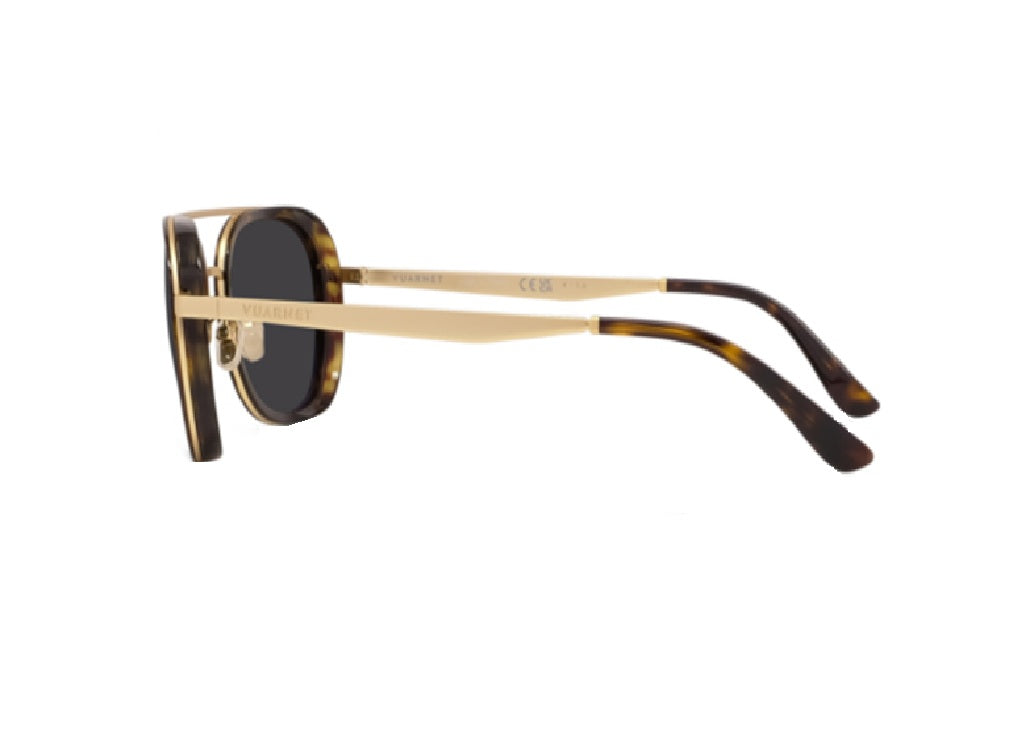 OCCHIALI DA SOLE VUARNET VU40007U (52A) in metallo havan con lenti PURE grigie