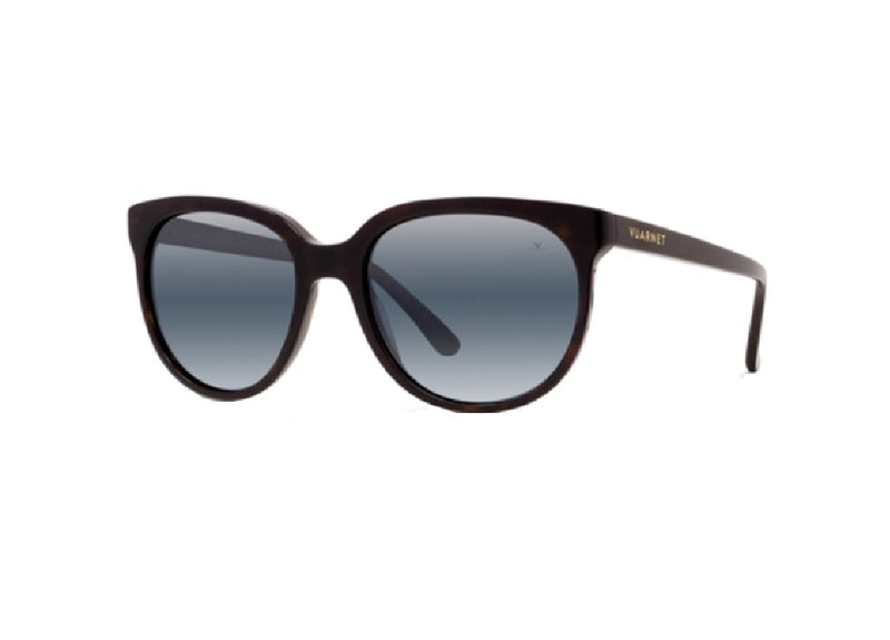 OCCHIALI DA SOLE VUARNET VU40014I (52X) in acetato havana con lenti Polarlynx blu