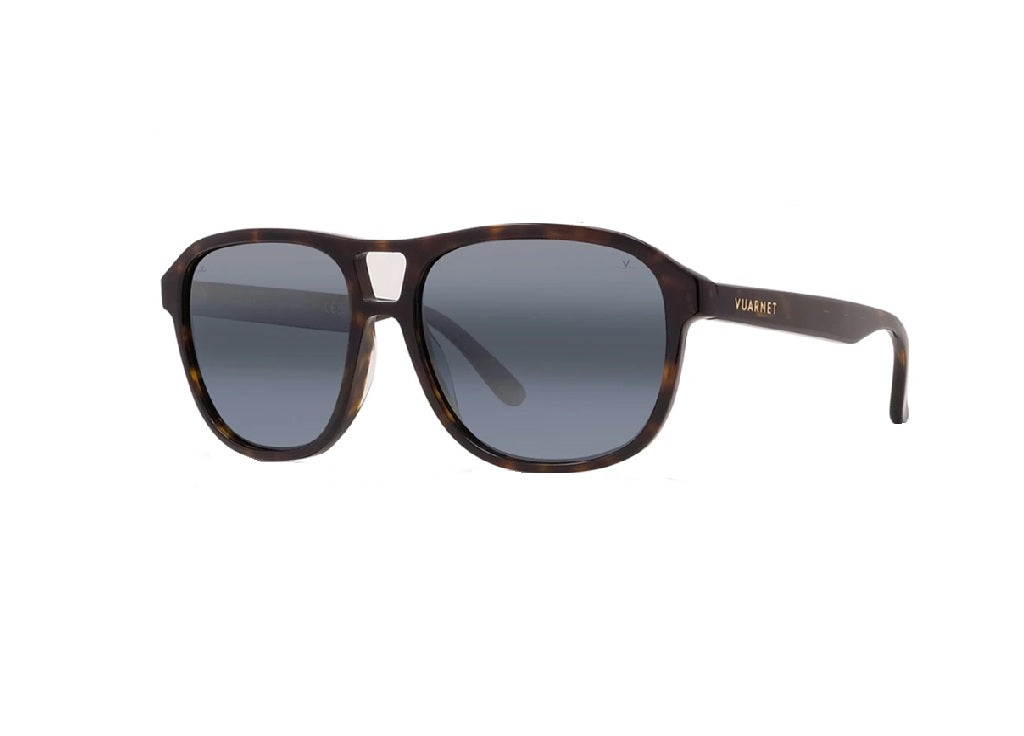 OCCHIALI DA SOLE VUARNET VU40016I (52X) in acetato havana con lenti Polarlynx blu