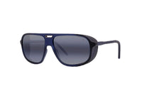 VUARNET VU40022U Sonnenbrille (91X) aus blauem Metall mit blauen Polarlynx-Gläsern