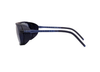 VUARNET VU40022U Sonnenbrille (91X) aus blauem Metall mit blauen Polarlynx-Gläsern