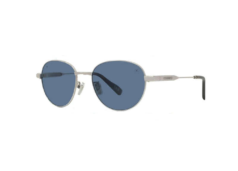 OCCHIALI DA SOLE VUARNET VU40042U (16V) in metallo lucido con lenti polarizzate blu